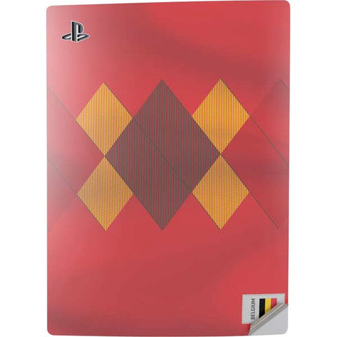 Belgium Soccer Flag PS5 Digital Edition Console Skin