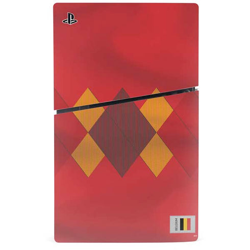 Belgium Soccer Flag PS5 Slim Digital Edition Bundle Skin