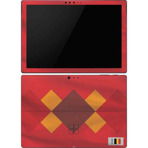 Belgium Soccer Flag Surface Pro 6 Skin