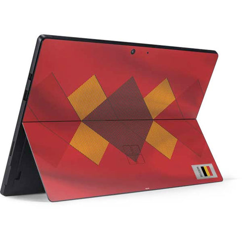 Belgium Soccer Flag Surface Pro 7 Skin