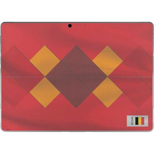 Belgium Soccer Flag Surface Pro 9 Skin