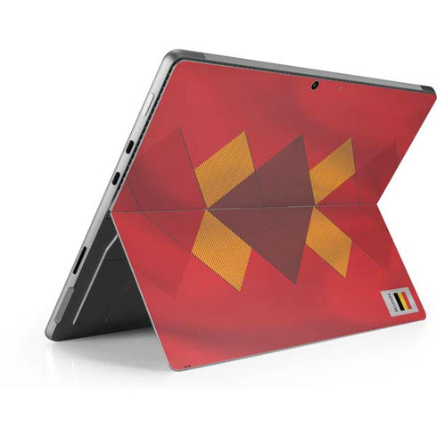 Belgium Soccer Flag Surface Pro 9 Skin