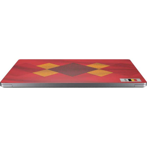 Belgium Soccer Flag Universal Laptop 16in (13 x 9.4in) Skin