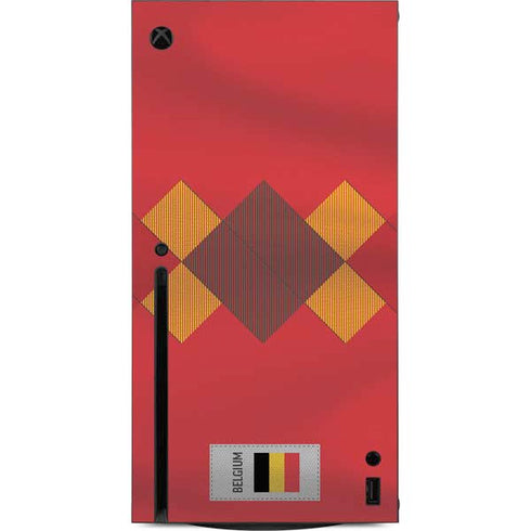 Belgium Soccer Flag Xbox Series X Console Skin