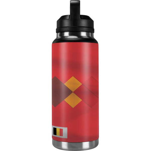 Belgium Soccer Flag YETI Rambler 36oz Bottle Skin
