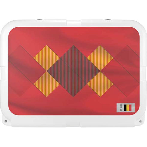 Belgium Soccer Flag YETI Tundra 35 Hard Cooler Skin