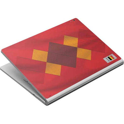 Belgium Soccer Flag Surface Book Skin