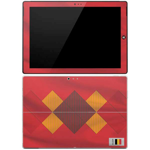 Belgium Soccer Flag Surface Pro 3 Skin