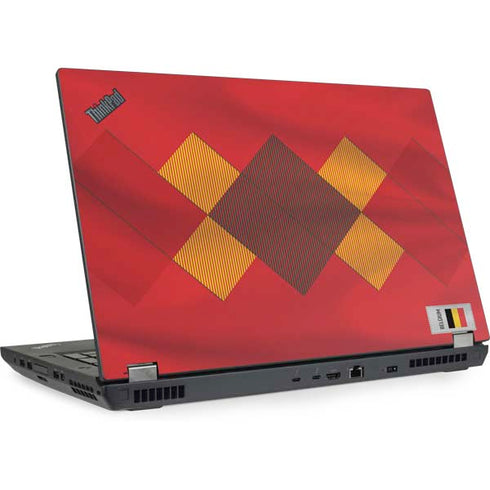 Belgium Soccer Flag Lenovo ThinkPad Skin