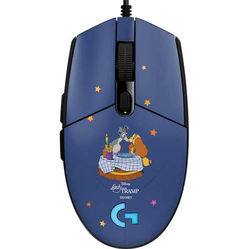 Disney Lady & The Tramp Bella Notte G203 Prodigy RGB Wired Gaming Mouse Skin