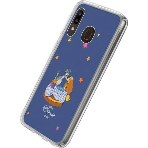 Disney Lady & The Tramp Bella Notte Galaxy A20 Clear Case