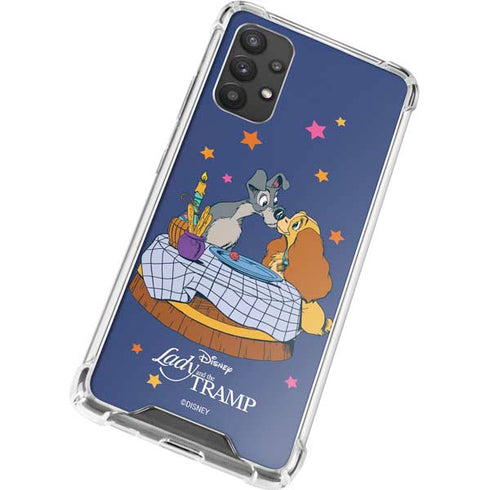 Disney Lady & The Tramp Bella Notte Galaxy A32 5G Clear Case