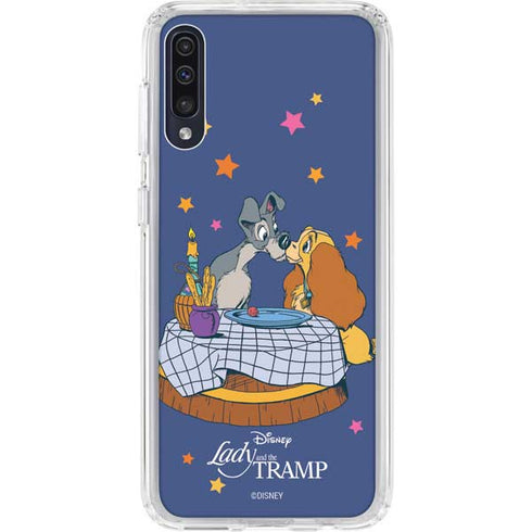 Disney Lady & The Tramp Bella Notte Galaxy A50 Clear Case