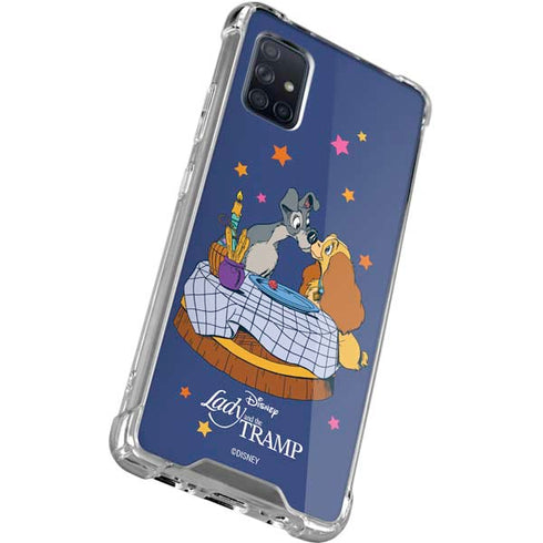 Disney Lady & The Tramp Bella Notte Galaxy A51 5G Clear Case