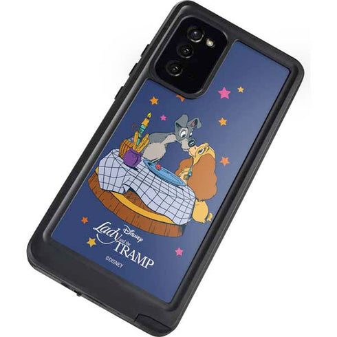 Disney Lady & The Tramp Bella Notte Galaxy Note20 5G Waterproof Case