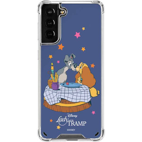 Disney Lady & The Tramp Bella Notte Galaxy S21 Plus 5G Clear Case