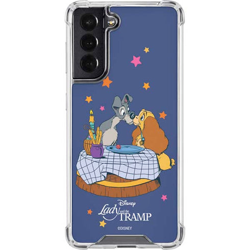 Disney Lady & The Tramp Bella Notte Galaxy S22 Clear Case