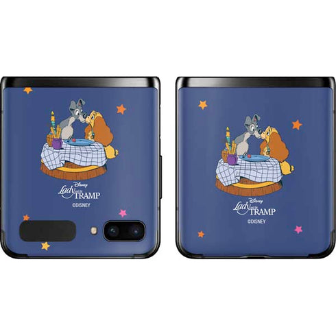 Disney Lady & The Tramp Bella Notte Galaxy Z Flip Skin