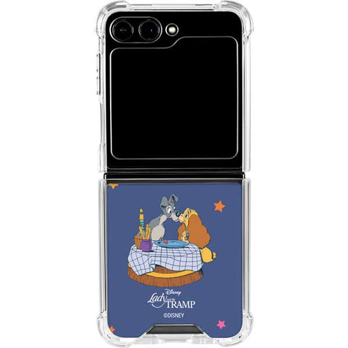 Disney Lady & The Tramp Bella Notte Galaxy Z Flip5 5G Clear Case