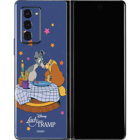 Disney Lady & The Tramp Bella Notte Galaxy Z Fold2 5G Skin