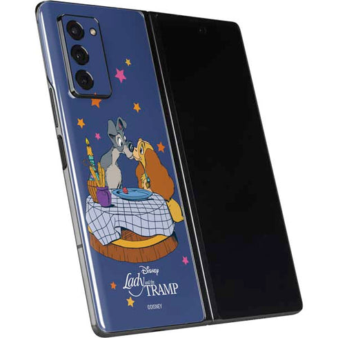 Disney Lady & The Tramp Bella Notte Galaxy Z Fold2 5G Skin