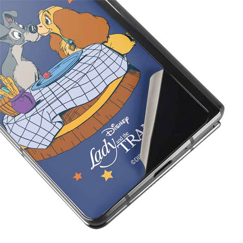 Disney Lady & The Tramp Bella Notte Galaxy Z Fold2 5G Skin