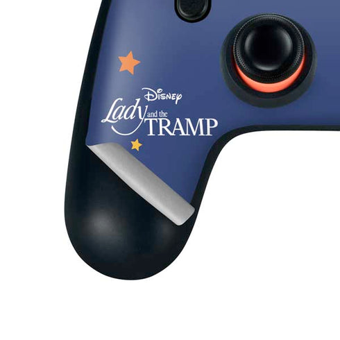 Disney Lady & The Tramp Bella Notte Google Stadia Controller Skin
