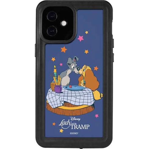 Disney Lady & The Tramp Bella Notte iPhone 12 Mini Waterproof Case