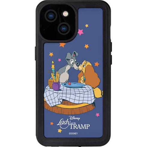 Disney Lady & The Tramp Bella Notte iPhone 13 Mini Waterproof Case