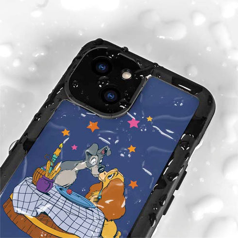 Disney Lady & The Tramp Bella Notte iPhone 13 Mini Waterproof Case