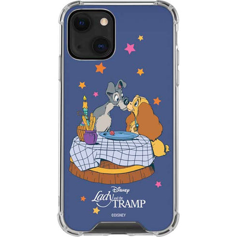 Disney Lady & The Tramp Bella Notte iPhone 14 Plus Clear Case