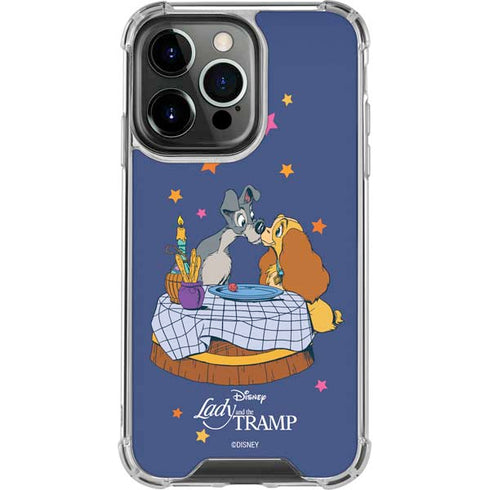 Disney Lady & The Tramp Bella Notte iPhone 14 Pro Clear Case