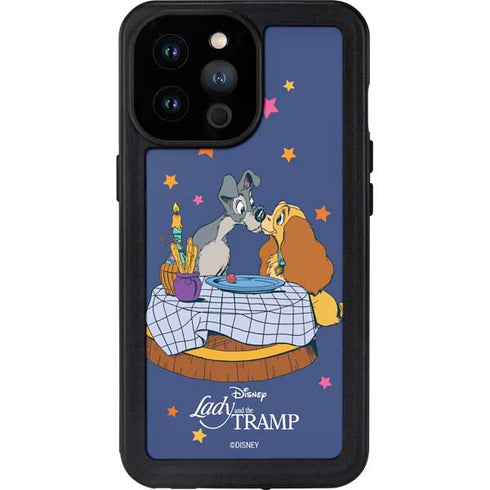 Disney Lady & The Tramp Bella Notte iPhone 14 Pro Max Waterproof Case