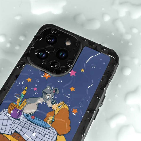 Disney Lady & The Tramp Bella Notte iPhone 14 Pro Max Waterproof Case