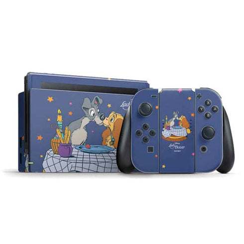 Disney Lady & The Tramp Bella Notte Nintendo Switch Bundle Skin
