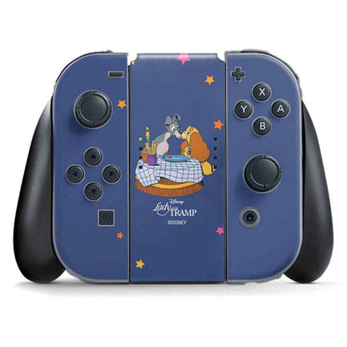 Disney Lady & The Tramp Bella Notte Nintendo Switch (2017-2021) Joy-Con Controller Skin