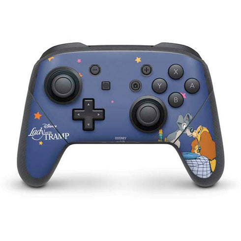 Disney Lady & The Tramp Bella Notte Nintendo Switch Pro Controller Skin