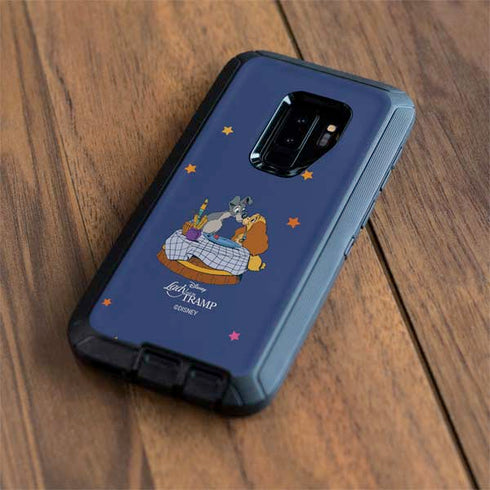 Disney Lady & The Tramp Bella Notte Otterbox Defender Galaxy Skin