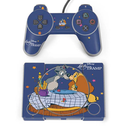 Disney Lady & The Tramp Bella Notte PlayStation Classic Bundle Skin