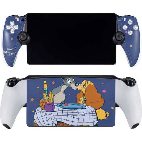 Disney Lady & The Tramp Bella Notte PlayStation Portal Remote Player Skin