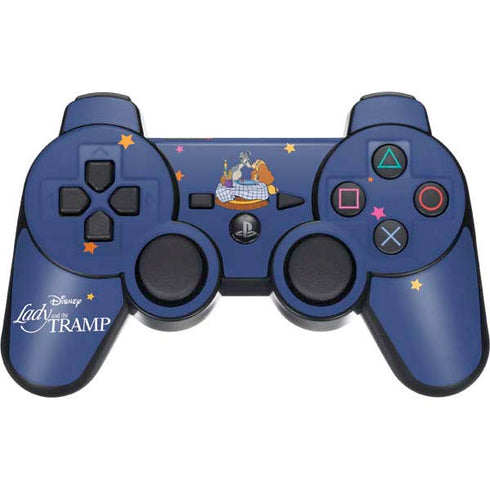 Disney Lady & The Tramp Bella Notte PS3 Dual Shock wireless controller Skin