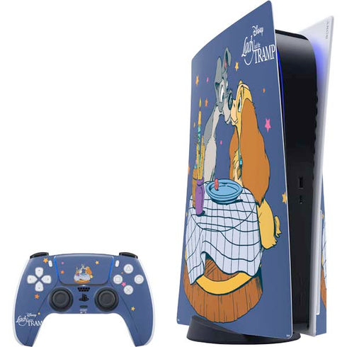 Disney Lady & The Tramp Bella Notte PS5 Bundle Skin
