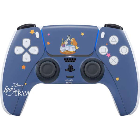 Disney Lady & The Tramp Bella Notte PS5 Controller Skin