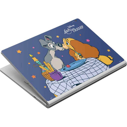 Disney Lady & The Tramp Bella Notte Surface Book Skin