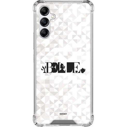 Disney Princess Belle Chromatic Galaxy A14 5G Clear Case