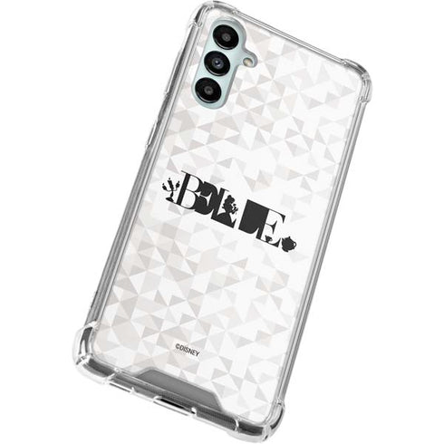 Disney Princess Belle Chromatic Galaxy A14 5G Clear Case