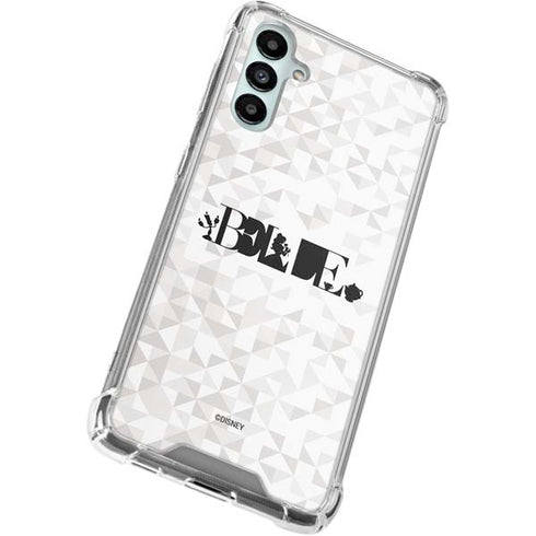 Disney Princess Belle Chromatic Galaxy A15 5G Clear Case