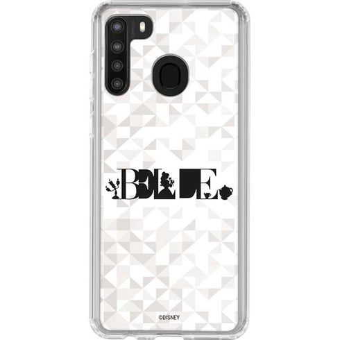 Disney Princess Belle Chromatic Galaxy A21 Clear Case