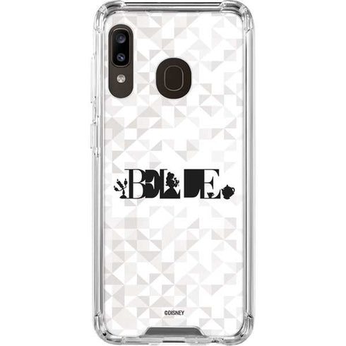 Disney Princess Belle Chromatic Galaxy A30 Clear Case