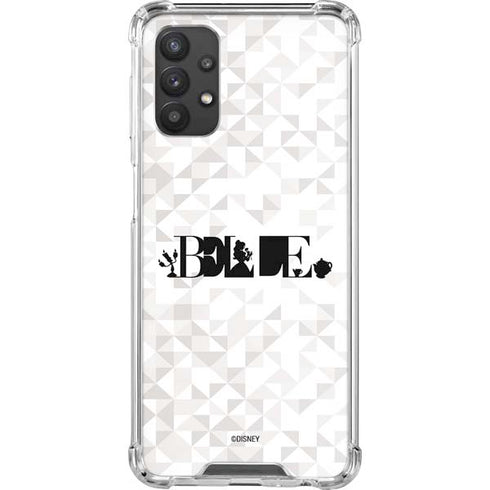 Disney Princess Belle Chromatic Galaxy A32 5G Clear Case